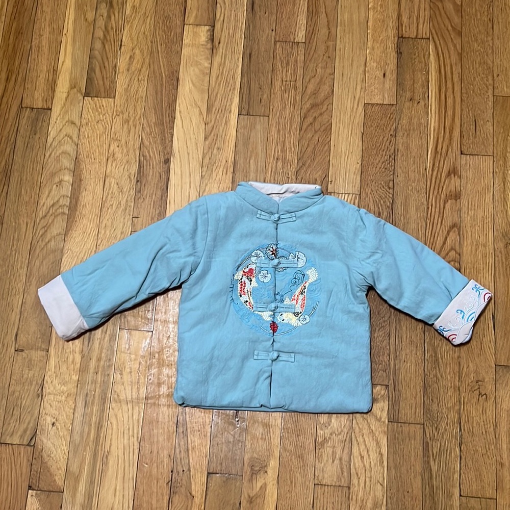 2024 Little Girls Boys Kids Chinese New Year Traditional Blouse Lunar New Year